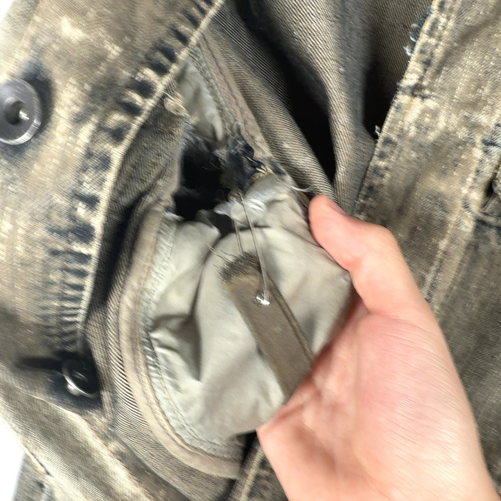 Rick Owens FW08 Dust Washed Denim Jacket