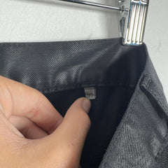 Dior AW11 KVA Resin Coated Straight Jeans