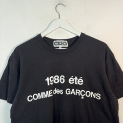 Comme Des Garcons 1986 Graphic Logo T-Shirt