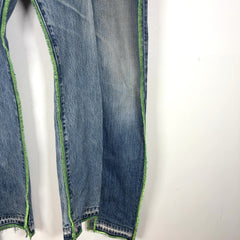 Better With Age Lemon Split Seam Denim Jeans