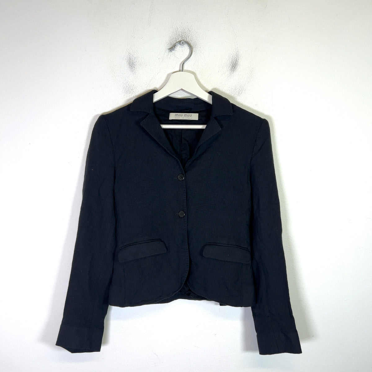 Miu Miu Vintage Viscose Two-Button Blazer