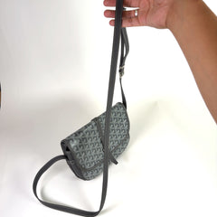 Goyard Grey Belvedere II PM Messenger Bag