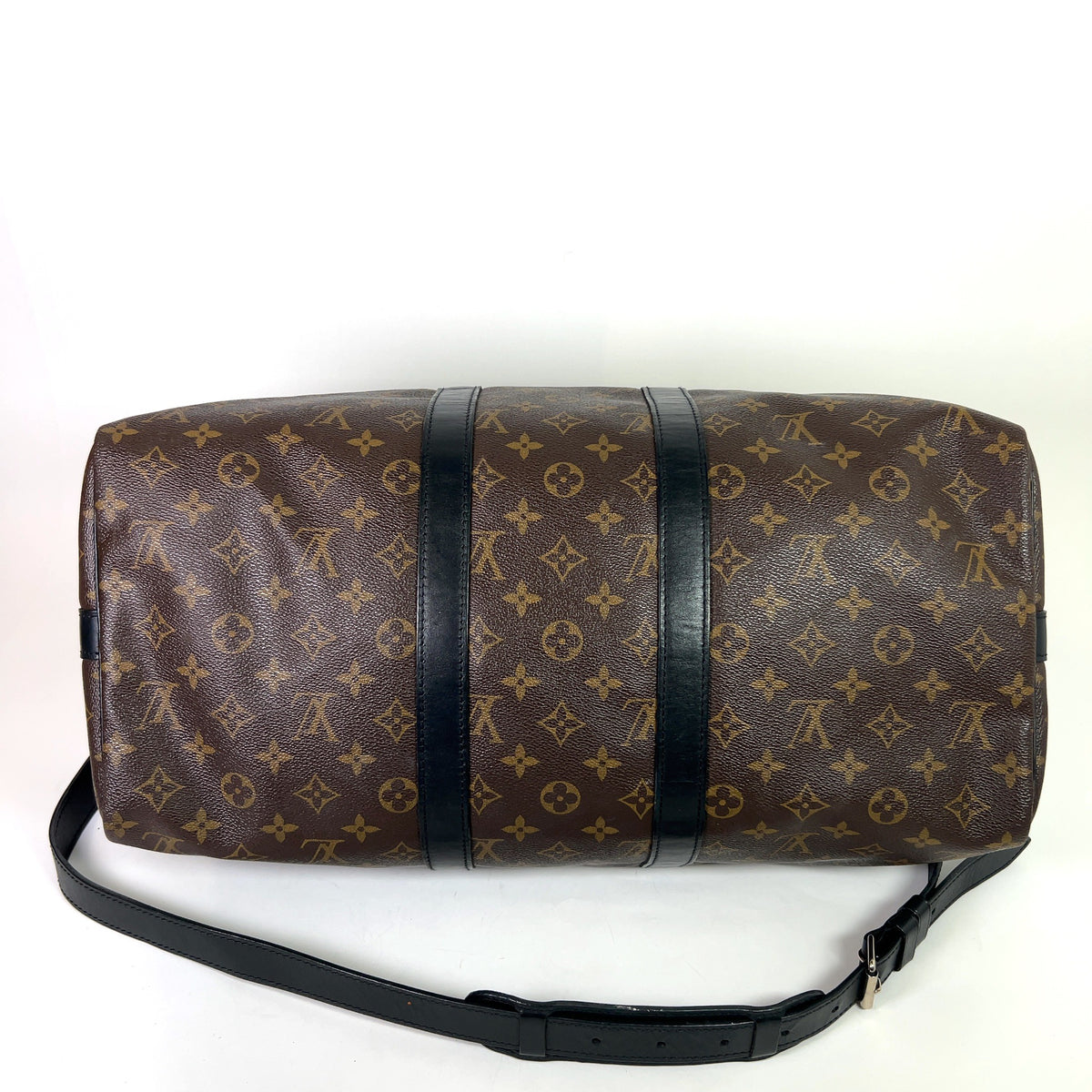 Louis Vuitton Monogram Macassar Keepall Bandouliere 45