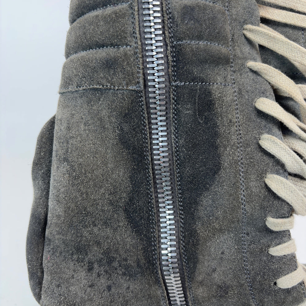 Rick Owens Dust Suede Cargobasket Sneakers
