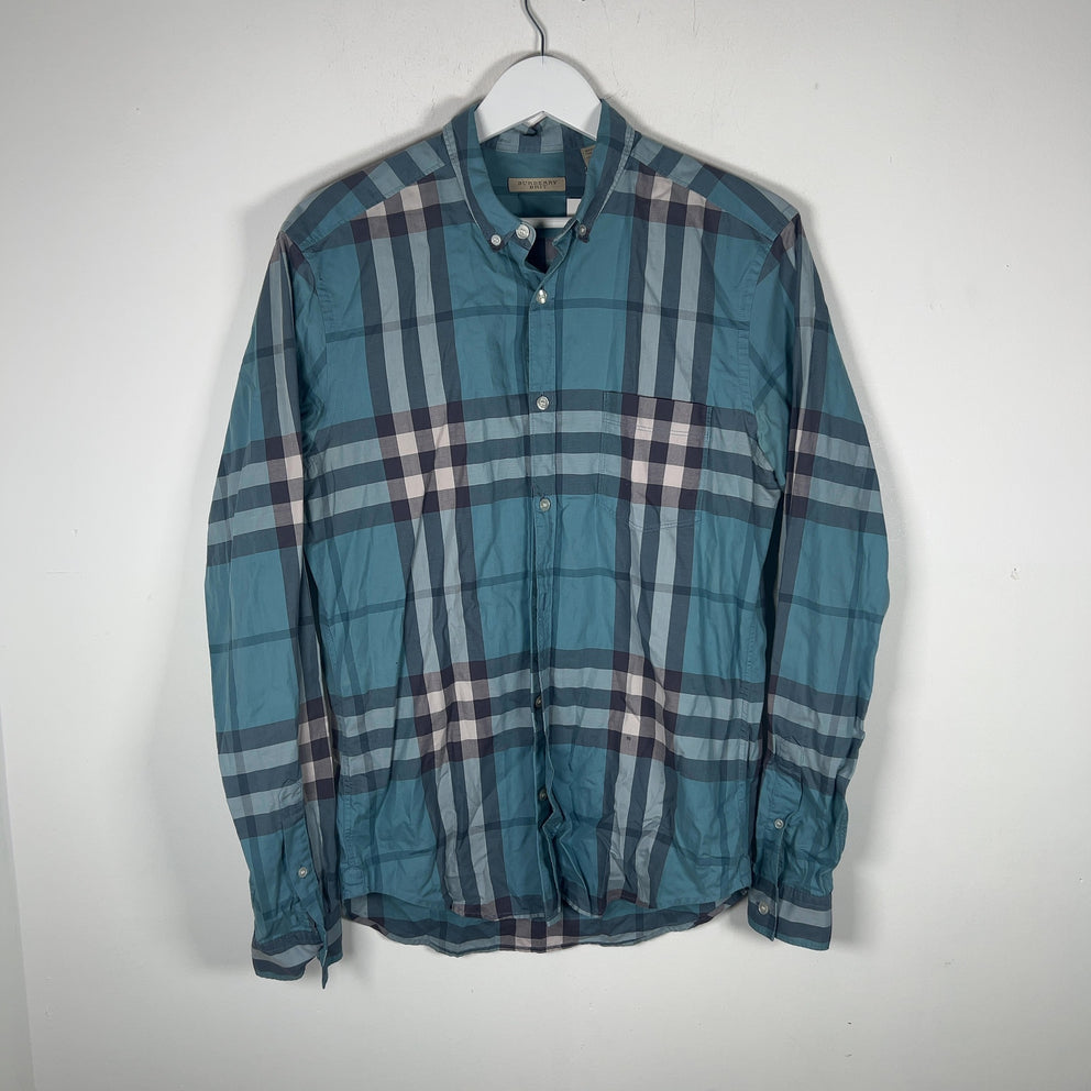 Burberry Brit Plaid Button-Up Shirt