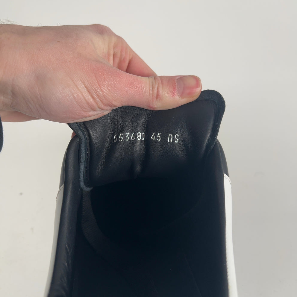 Alexander Mcqueen Black/White Low-Top Sneaker Size 12