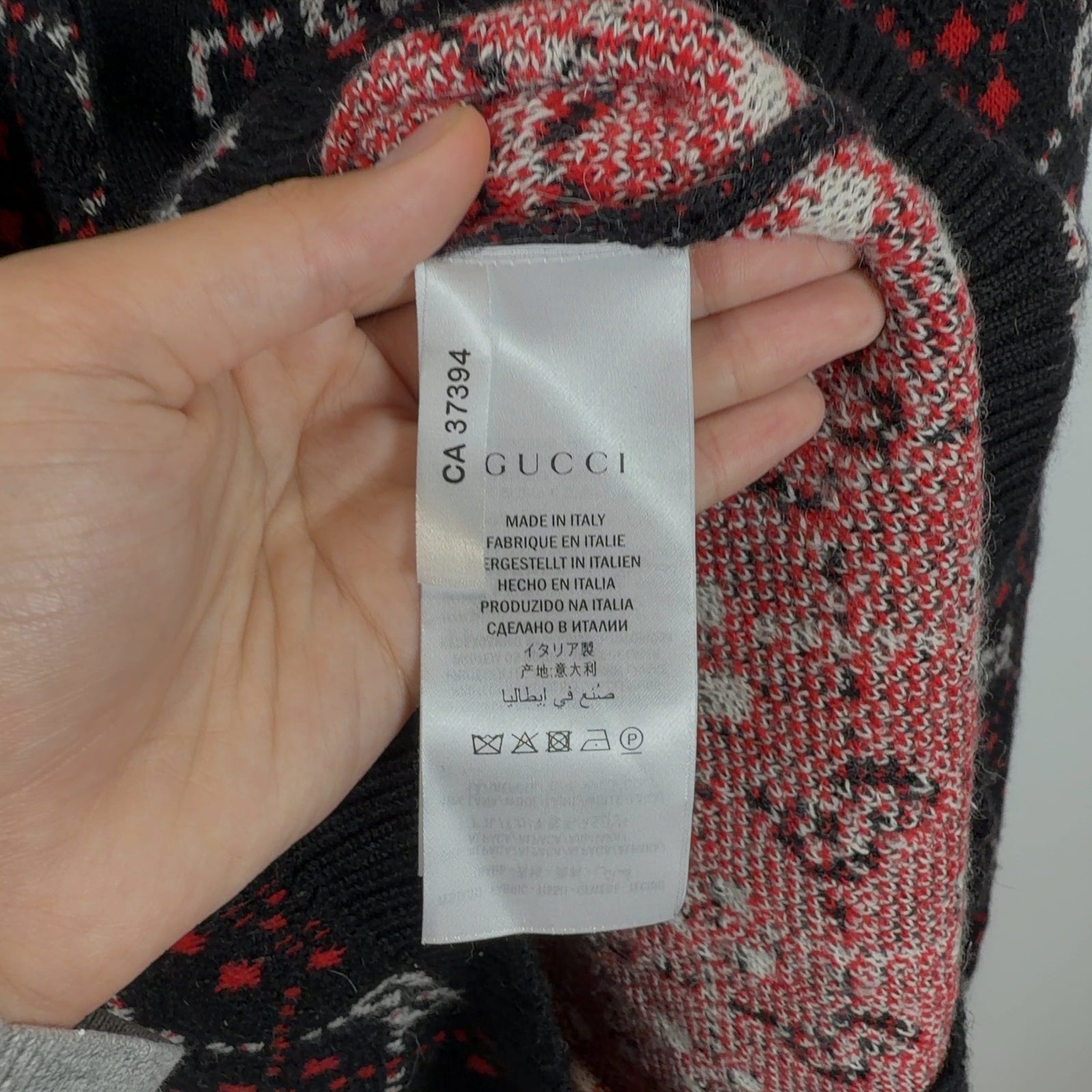 Gucci GG Diamond Wool Cardigan