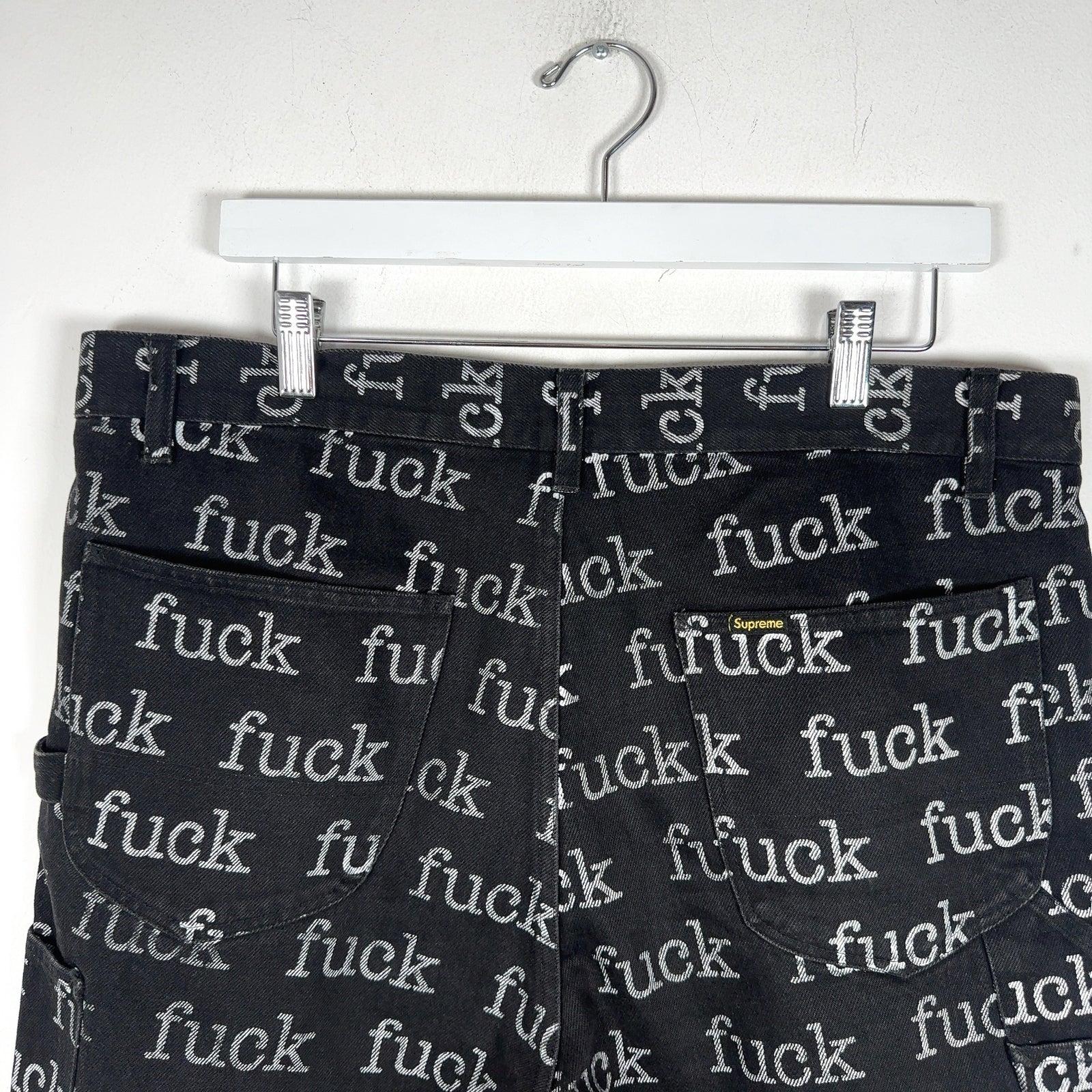 Supreme Fuck Denim Shorts