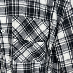Science Projects Cropped Flannel Shirt