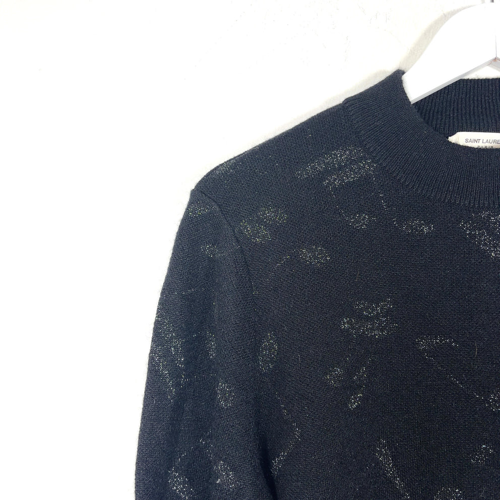 Saint Laurent FW16 'Music Note' Knit Sweater