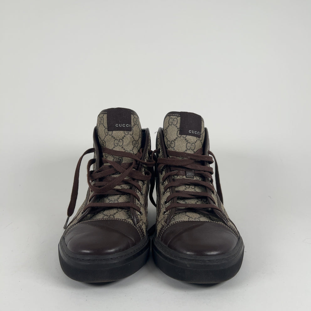 Gucci GG Supreme Hightop Sneakers