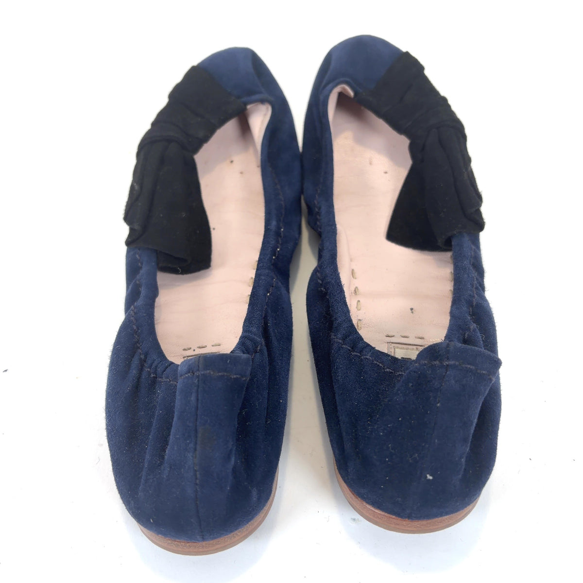 Miu Miu Navy Ballet Flats