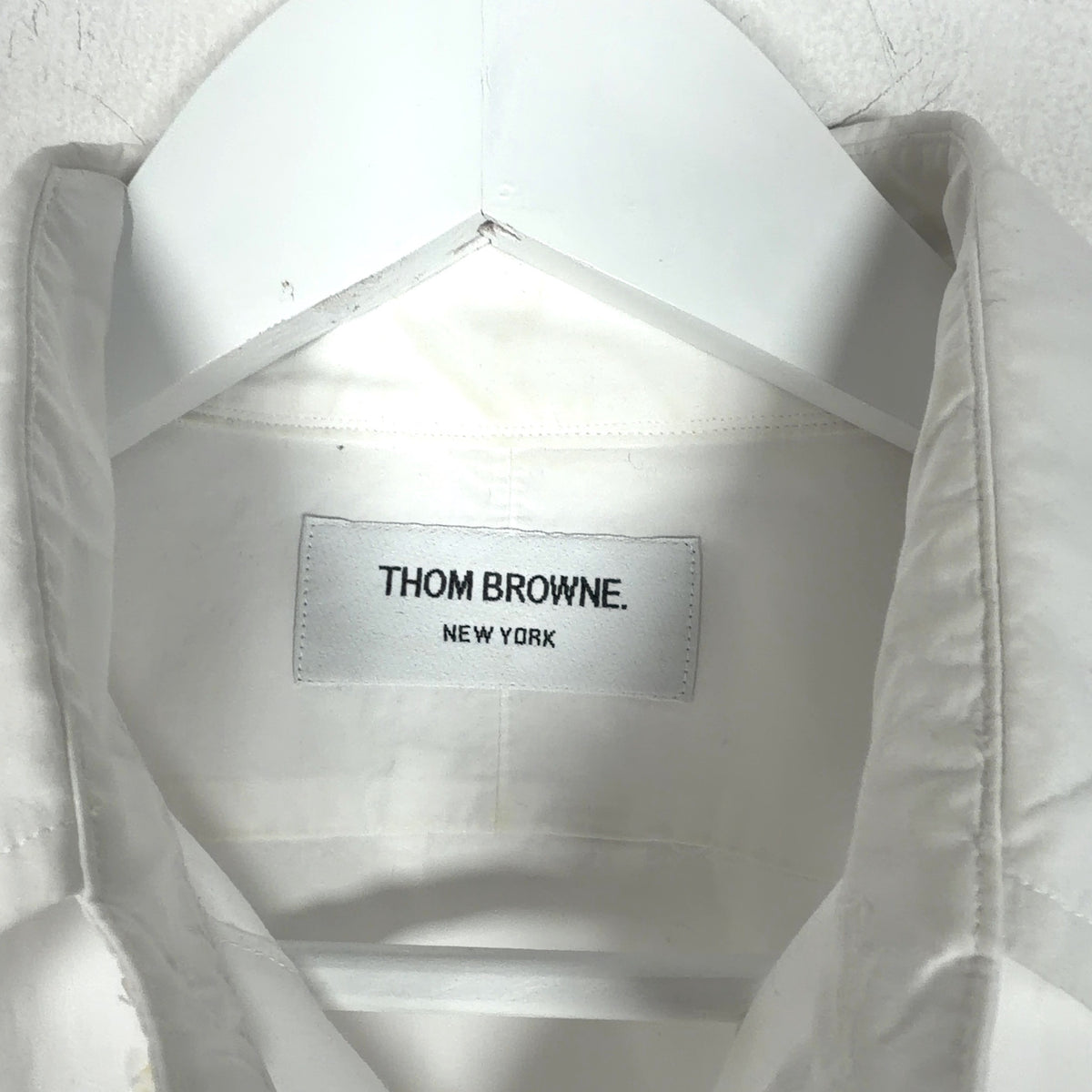 Thom Browne 4-Bar Button-Up Shirt