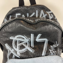 Balenciaga Graffiti Leather Explorer Backpack