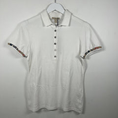 Burberry Brit White Scrunched Polo Shirt