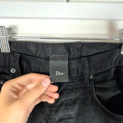 Dior AW07 'Navigate’ Waxed Corduroy Pants
