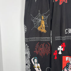 Chrome Hearts x Deadly Doll Patchwork Sweatpants