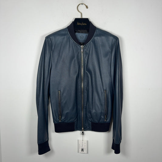 Dolce & Gabbana Leather Bomber Jacket