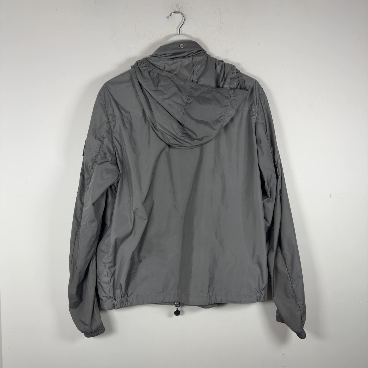 Moncler Stripped Grey Windbreaker