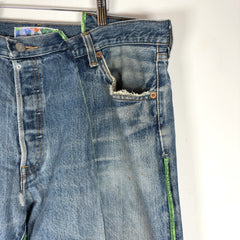 Better With Age Lemon Split Seam Denim Jeans