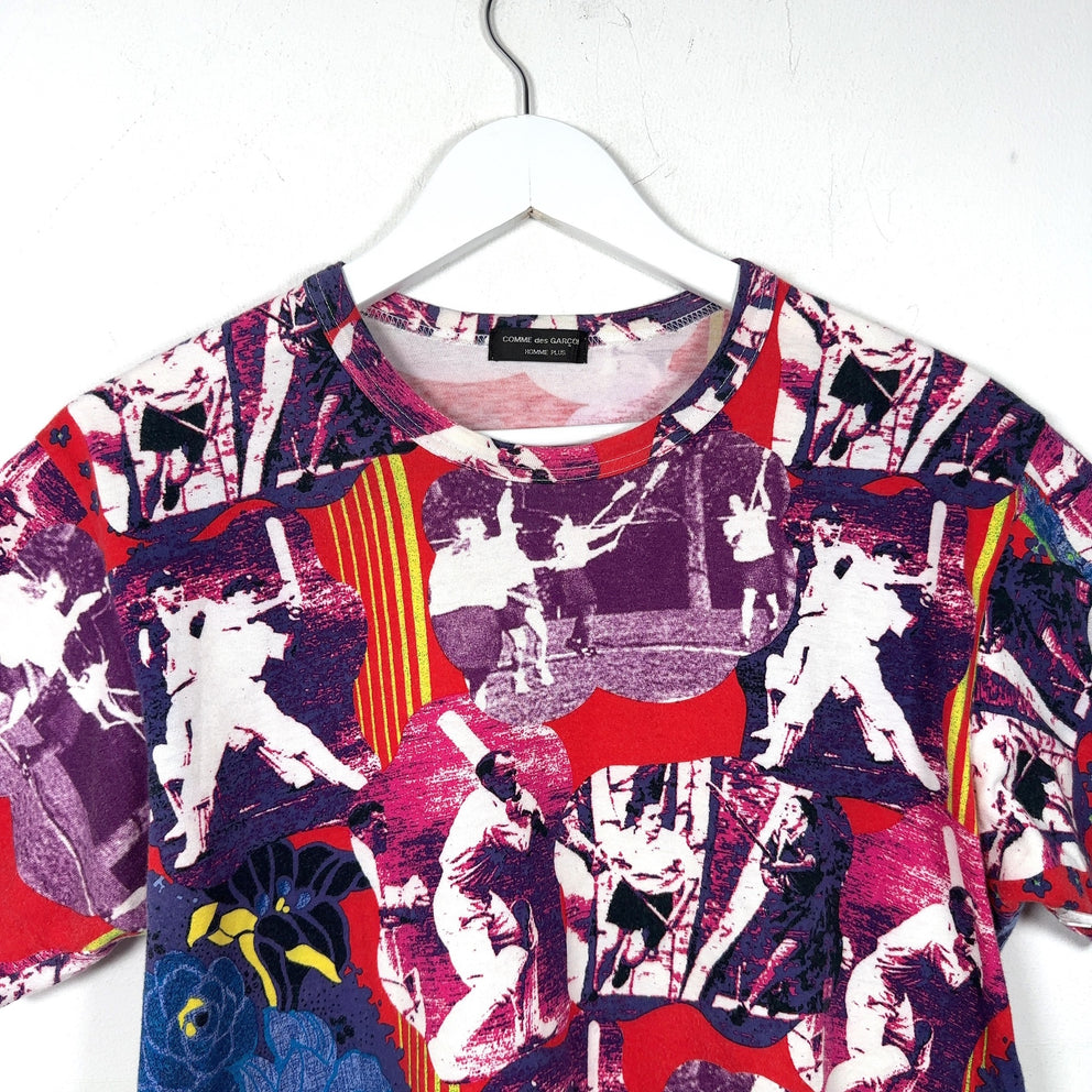 CDG Homme Plus AW01 'Destruction of the Trad' Graphic T-Shirt