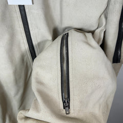 Rick Owens SS25 Hollywood Blistered Lambskin Leather Jacket