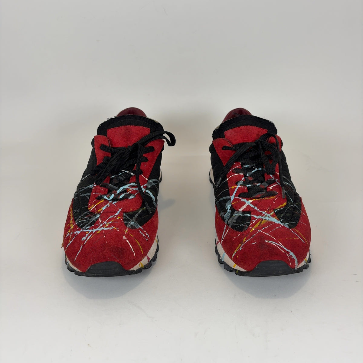 Maison Margiela Paint Splatter Lowtop Sneakers