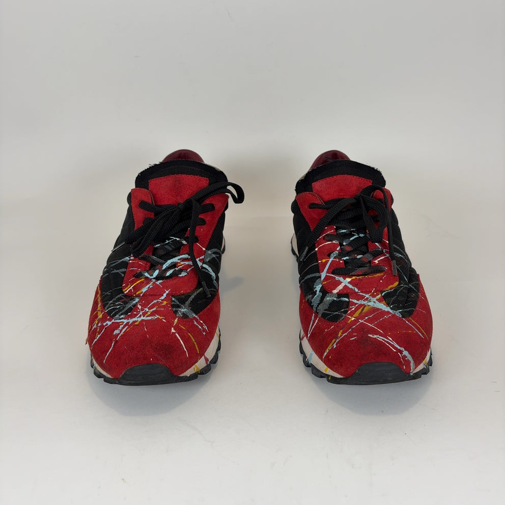 Maison Margiela Paint Splatter Lowtop Sneakers