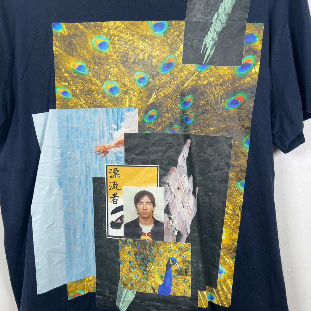 Raf Simons 'Peacock' Multi-Patch Graphic T-Shirt
