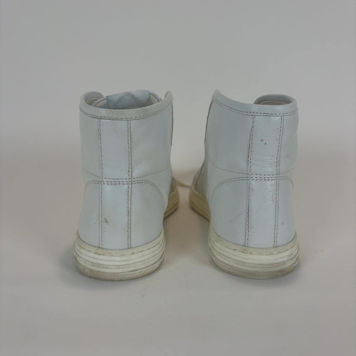 Gucci Studded White Hightop Sneakers