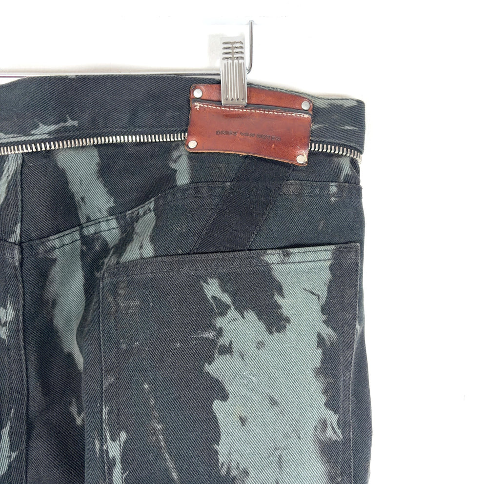 Dries Van Noten Tie Dye Bondage Jeans