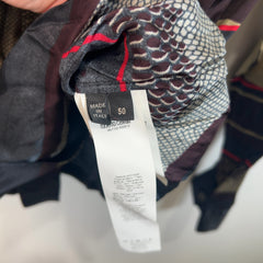 Roberto Cavalli Python Silk Shirt Size M