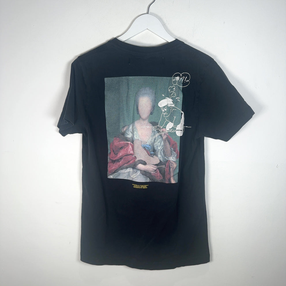 Off-White 'Incompiuta' Black Graphic T-Shirt
