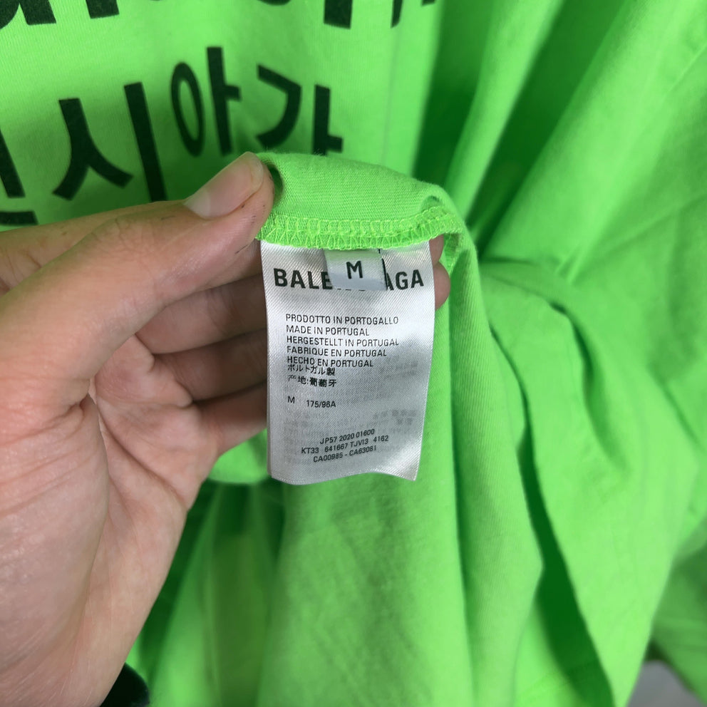 Balenciaga 'Languages' Logo Longsleeve