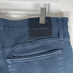 Tom Ford Bedford Cord Navy Slim Pants