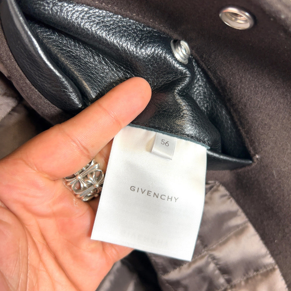 Givenchy 4G Leather Varsity Jacket