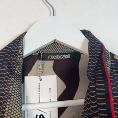 Roberto Cavalli Python Silk Shirt Size M
