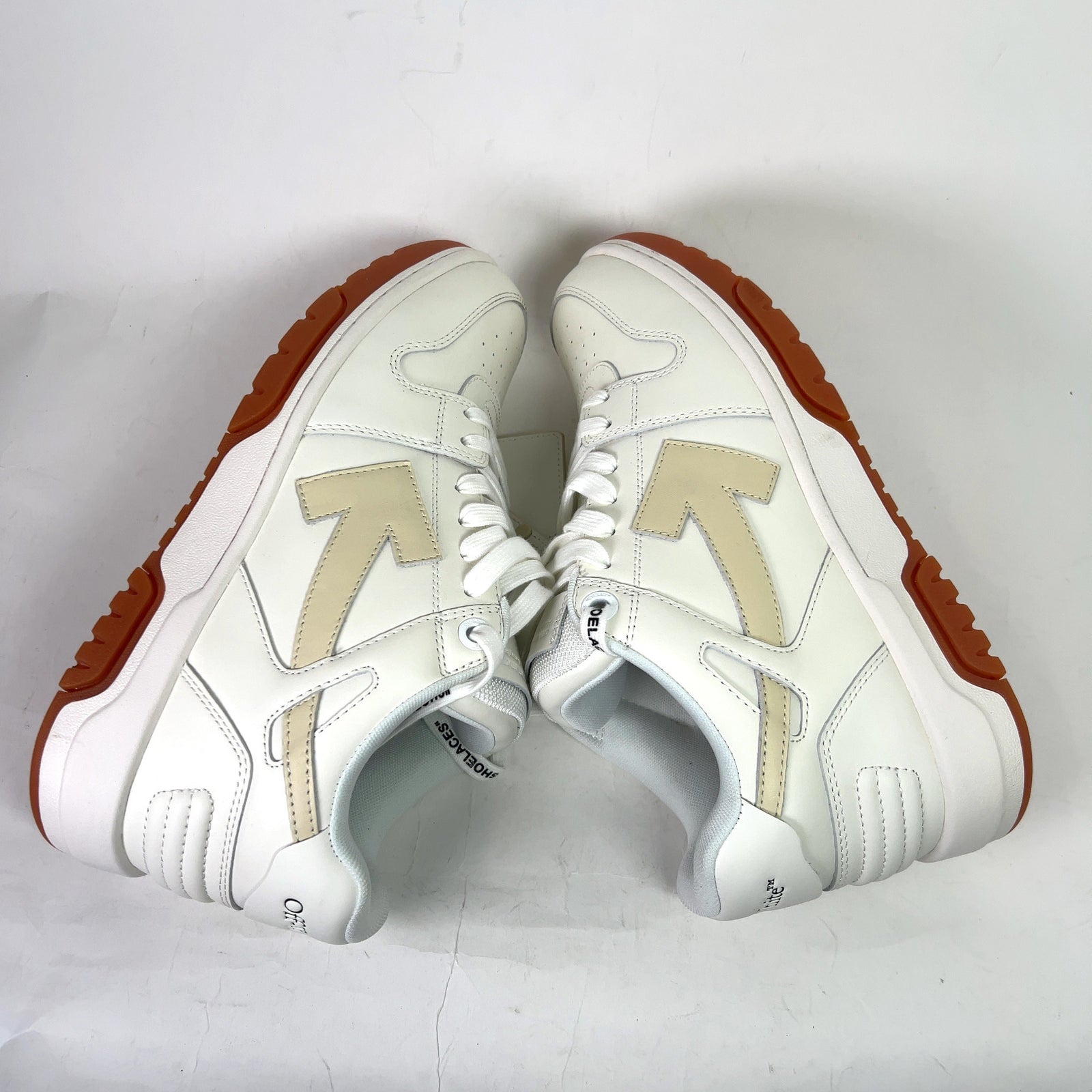 Off-White Beige Out Of Office Sneakers