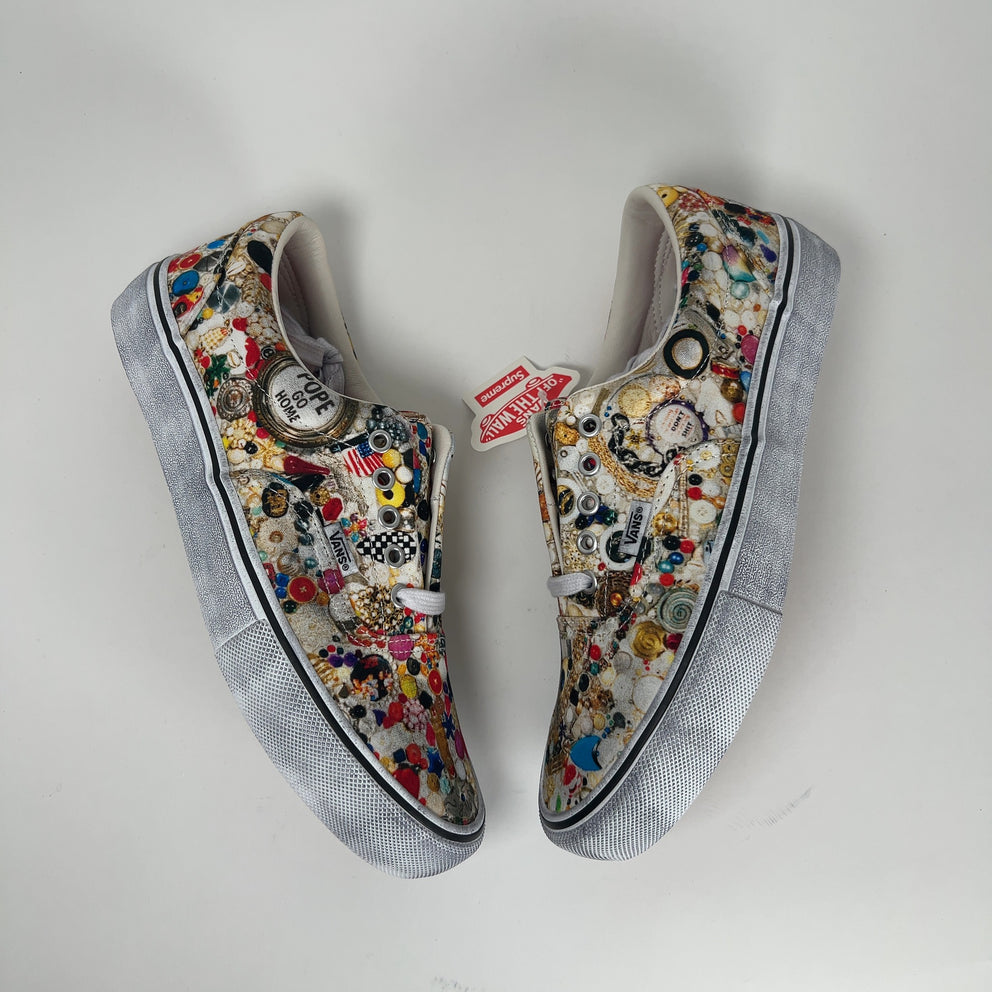 Supreme x Vans Mike Kelley 'Skate Era' Lowtop Sneakers