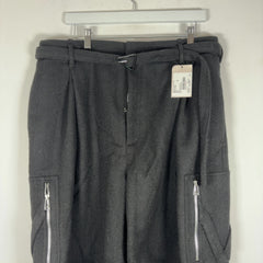 Bottega Veneta Herringbone Wool Cargo Pants