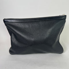 Amiri Pebbled Leather Embossed Pouch