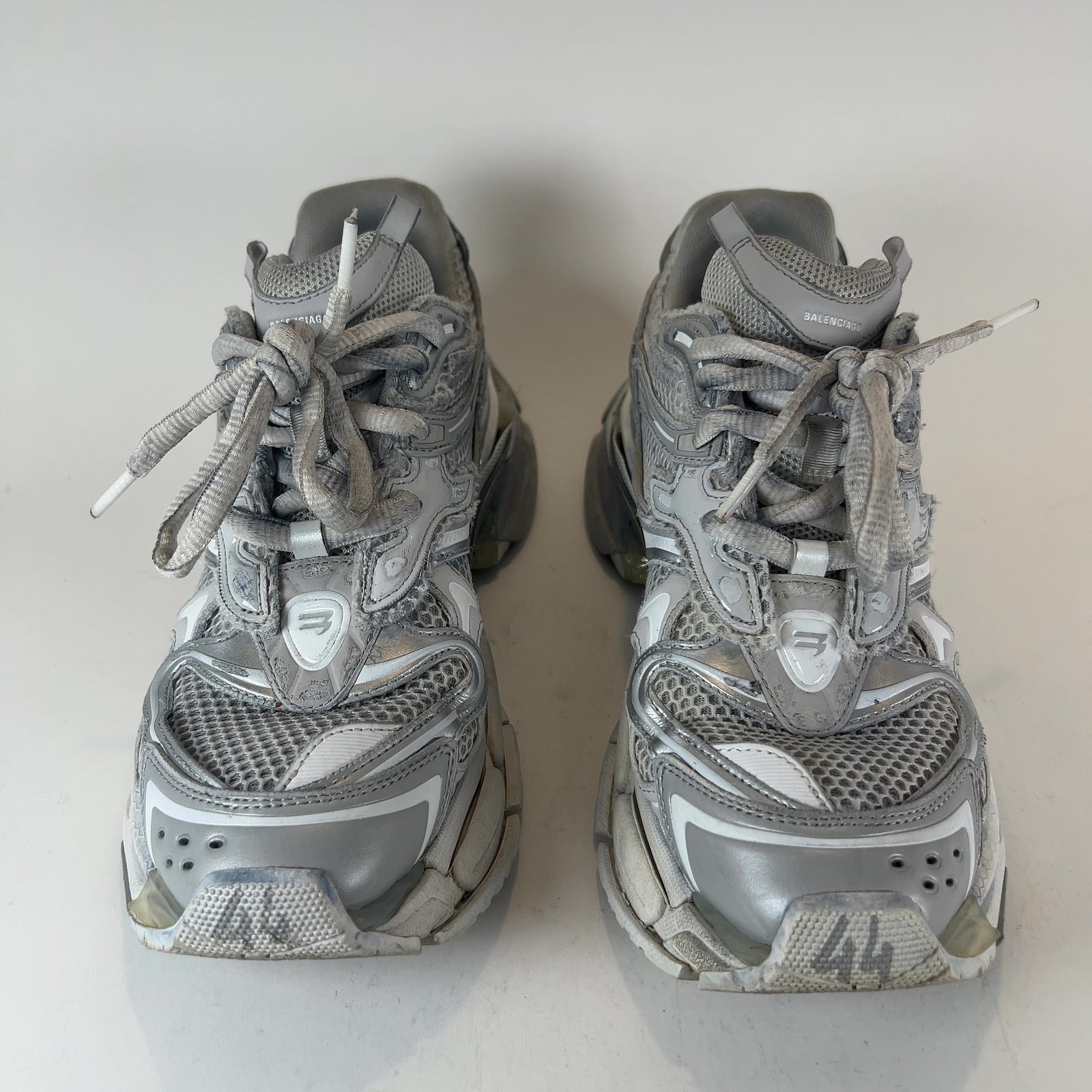 Balenciaga White/Silver Runner 2.0