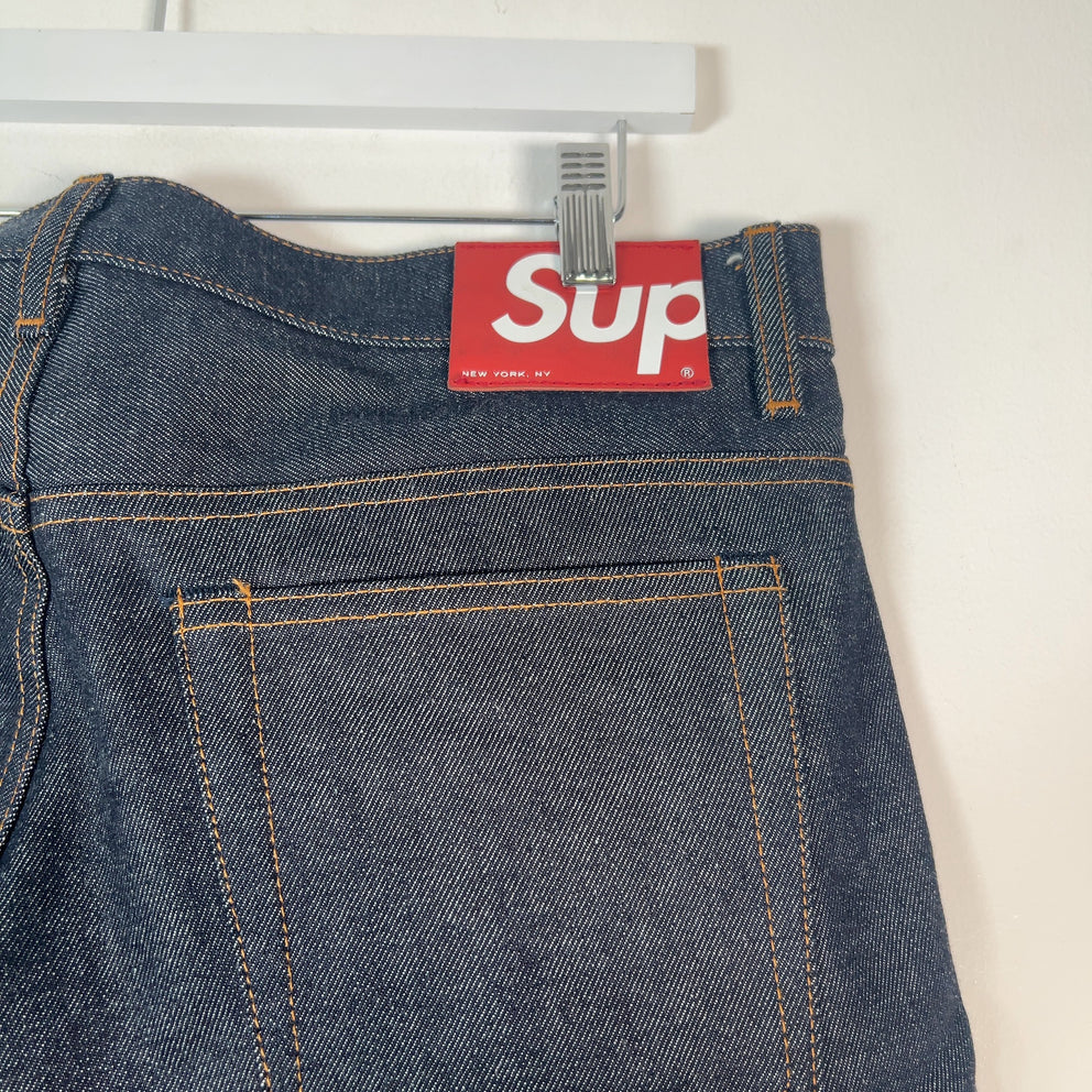Supreme Japanese Selvedge Raw Denim Jeans