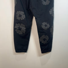 Denim Tears Black Mono Wreath Sweatpants Size S