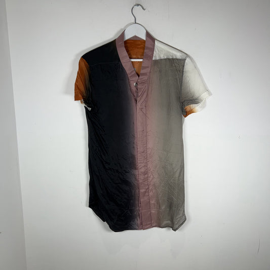 Rick Owens SS24 'Lido' Silk Degrade Button-Up Shirt