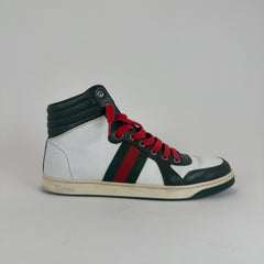 Gucci GG Striped Hightop Sneakers