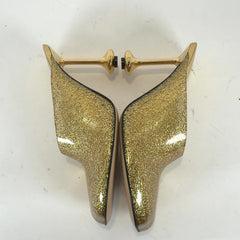 Loewe Gold Glitter Toy Heels