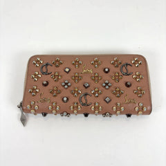 Christian Louboutin Spiked Panattone Leather Wallet