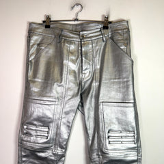 Rick Owens DRKSHDW Aluminum Nagakin Jeans