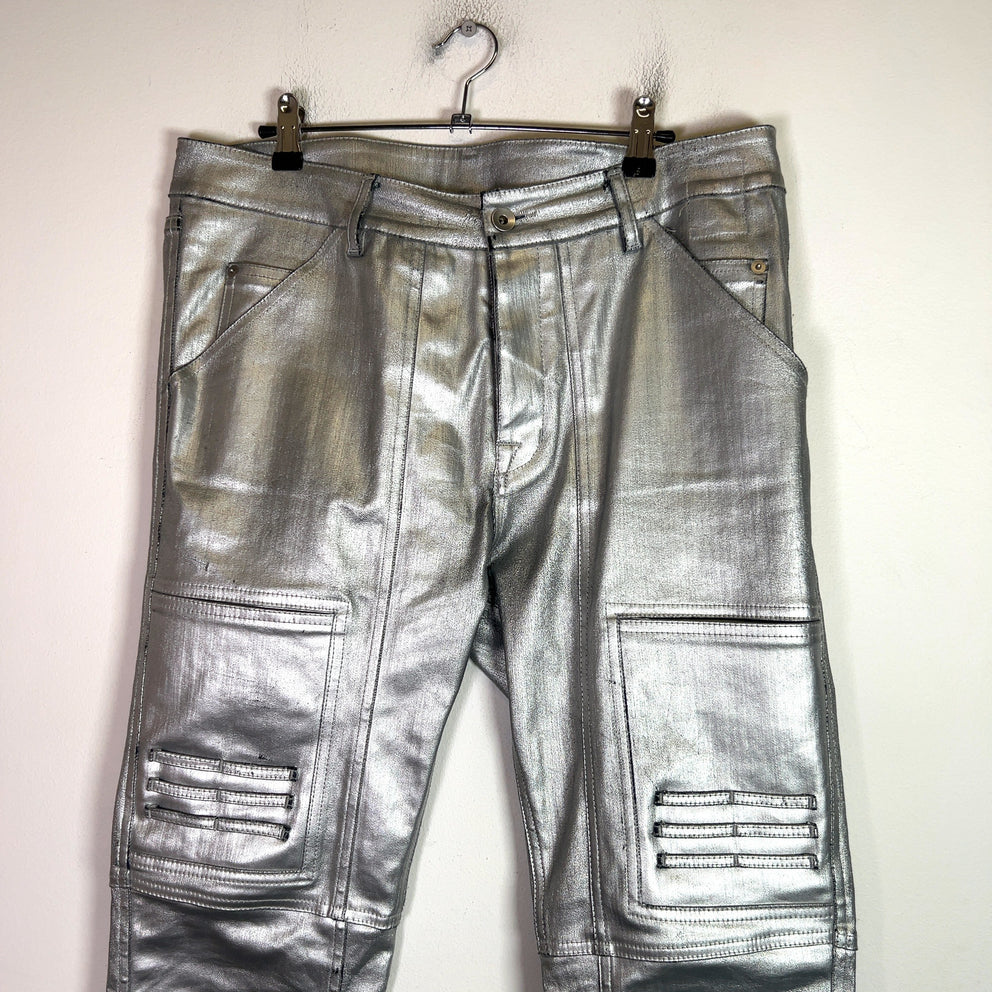 Rick Owens DRKSHDW Aluminum Nagakin Jeans